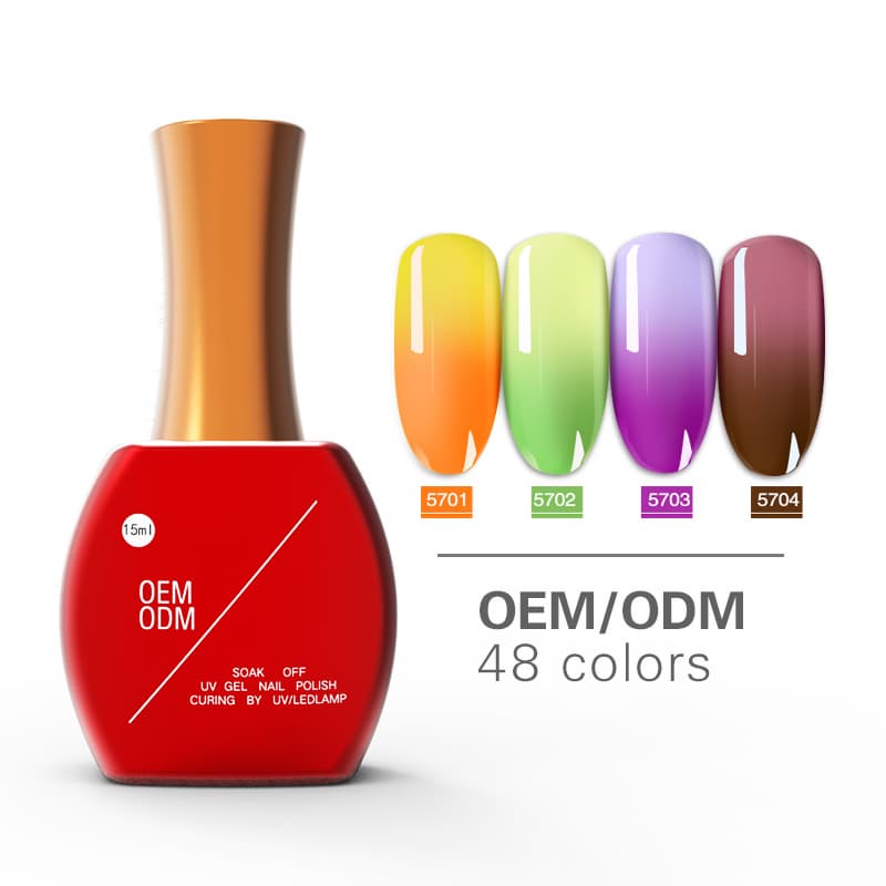 uv color gel nail polish magic temperature change gel